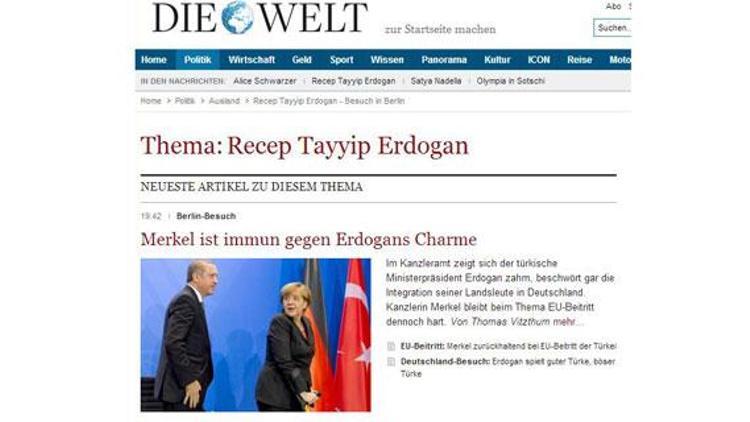 Alman medyasından Erdoğan yorumları: Uysaldı ama terslendi