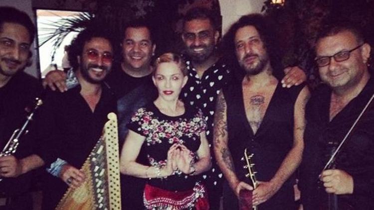 Türk müzisyenler Madonna’yı mest etti