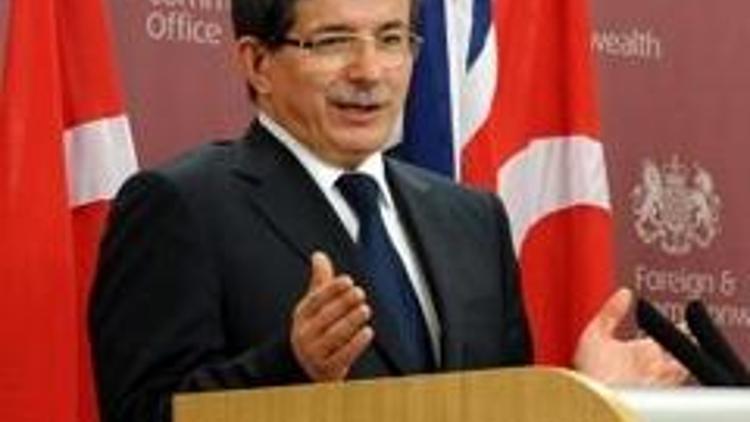 Davutoğlu, Londradan İsraile seslendi