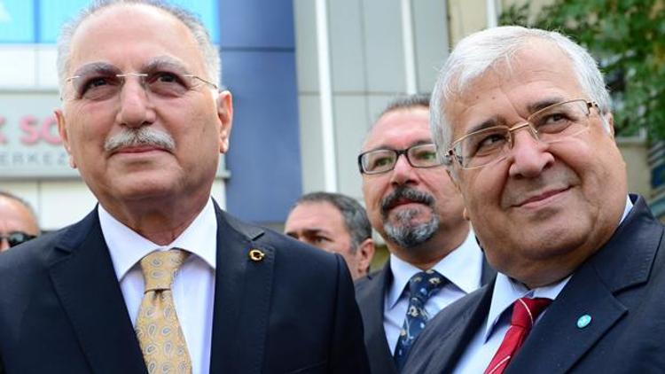 İhsanoğlu DSP Genel Başkanı Türker ile görüştü