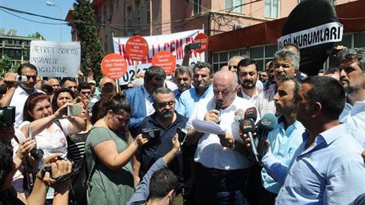 İstanbul Tıp Fakültesinde protesto