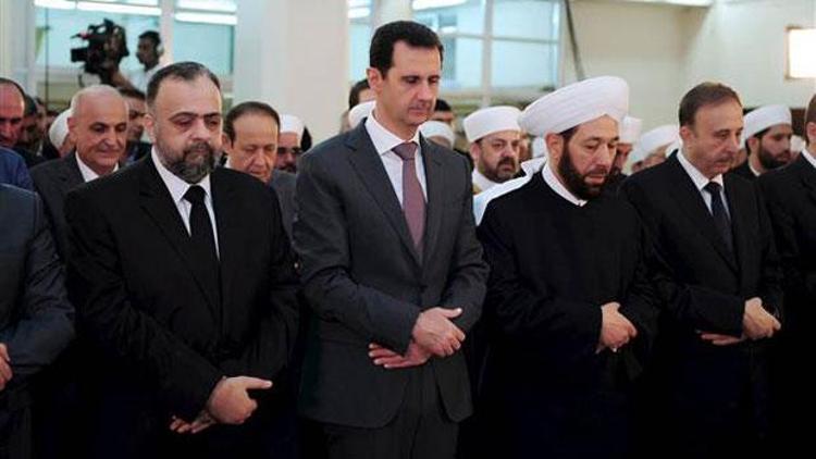 Suriye Devlet Başkanı Esad bayram namazı kıldı