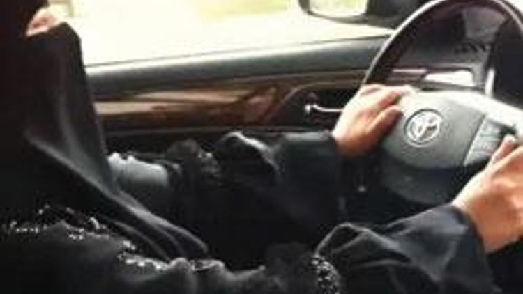 Suudi kadını gaza bastı