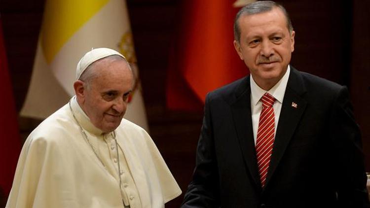 Papadan Türkiyeye teşekkür ve dua