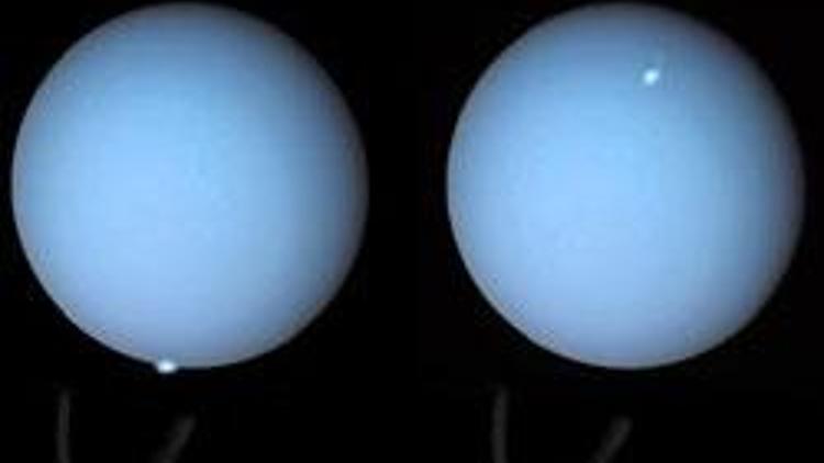 Hubble, Uranüsteki kutup ışıklarını görüntüledi