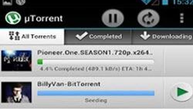 uTorrent Betası Androidte