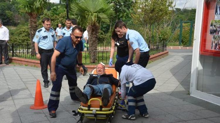 Şişli Evlendirme Dairesinin fotoğrafçısı, otoparkçıyı ayağından vurdu