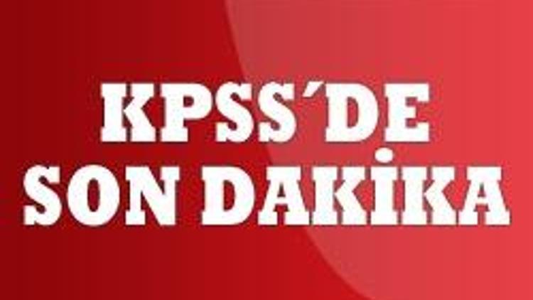 KPSS yerleştirme sonuçları açıklandı