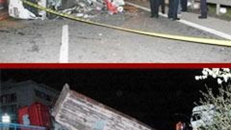 İstanbulda iki TIR kazası: 1 ölü