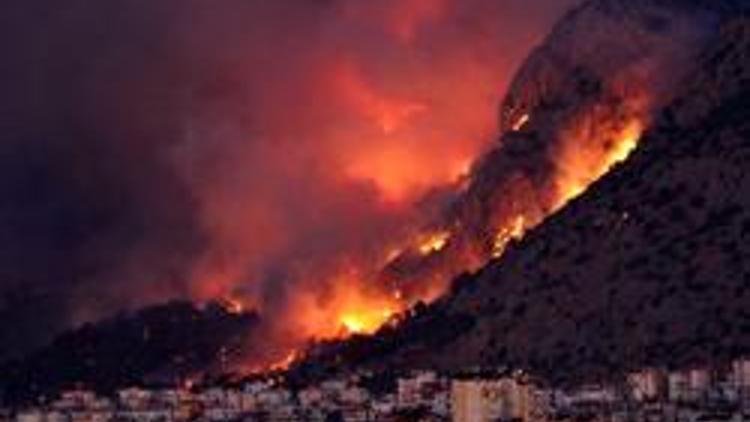 Antalyada korkutan yangın