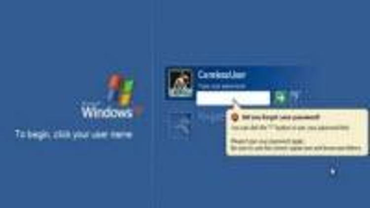 Windows şifresini kurtarma