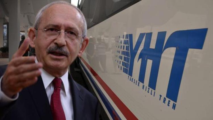 Kılıçdaroğlu’nun “Hızlı Tren” yorumu: Sinyalizasyon sistemi bitmeden binmem