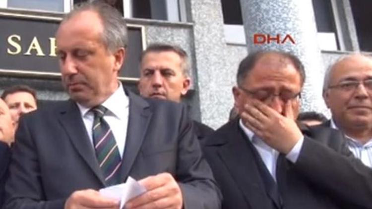 Yalovada CHPli başkanın gözyaşları
