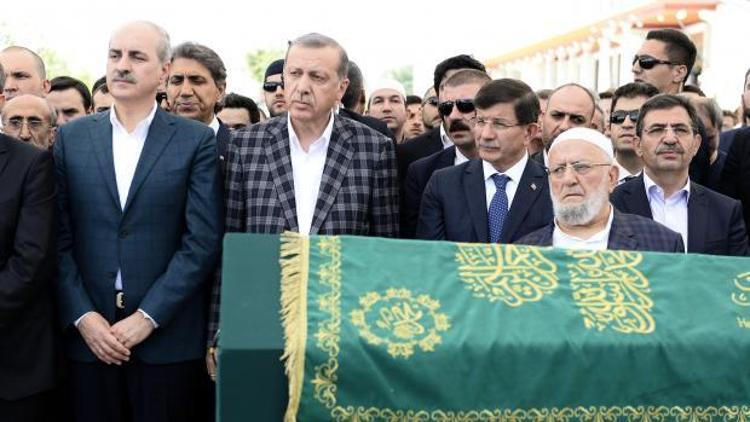 Erdoğan ve Davutoğlu, Ali Narın cenaze törenine katıldı