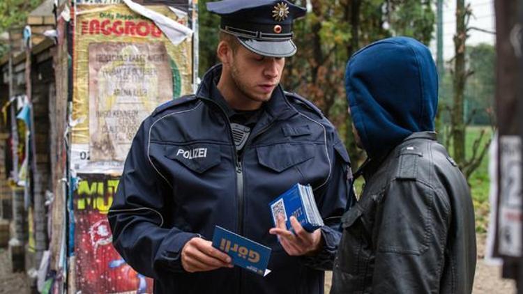 Alman polisi o parkla baş edemedi