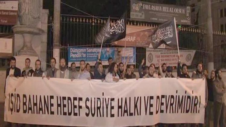 ABD operasyonuna Taksimde protesto