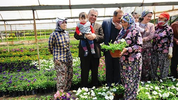 Çiçek üreticisine güzel haber