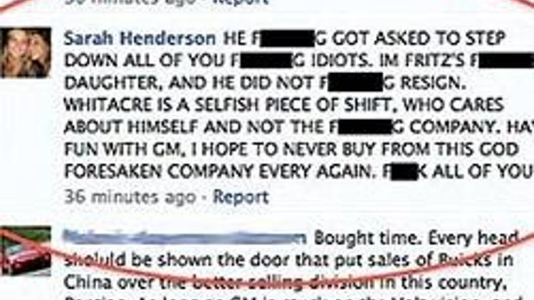 GM’den kovulan babasının intikamını Facebook üzerinden küfür ederek aldı