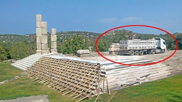 Apollon tapınağına yapılan restorasyon bilimsel bulundu