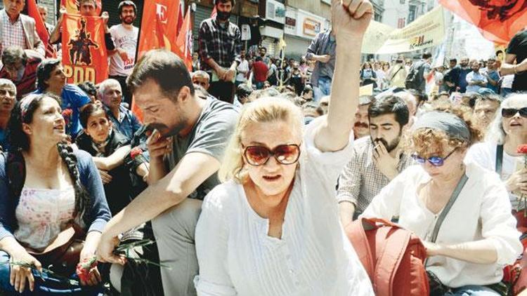 Taksimde Gezi ablukası