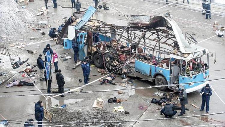 Rusyanın Volgograd şehrinde troleybüse intihar saldırısı