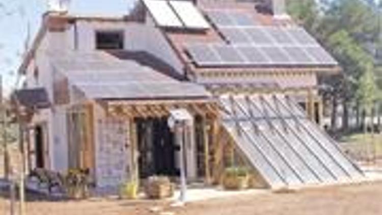 Elektriğini güneşten üreten ev 130 bin YTL