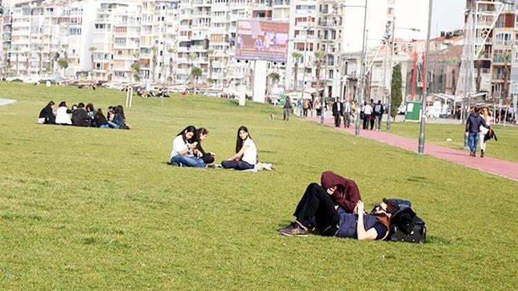İzmirde bahar havası