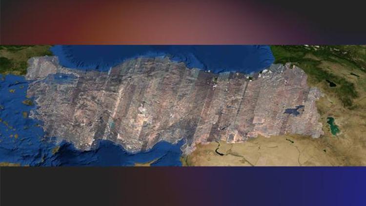 İlk yerli yer gözlem uydusu RASAT çekti  ‘Türkiye Mozaik Görüntüsü’