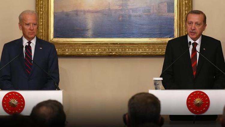Erdoğan ve Biden Beylerbeyi Sarayında bir araya geldi