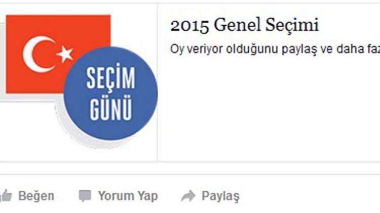 Facebooktan Oy veriyorum butonu