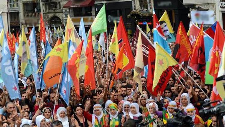 Beyoğlunda IŞİD protestosu
