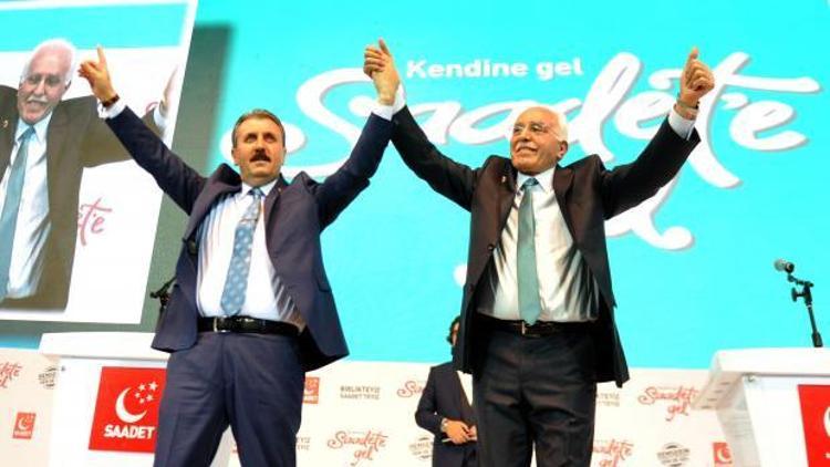 Saadet Partisi ve BBP seçim beyannamesini açıklandı