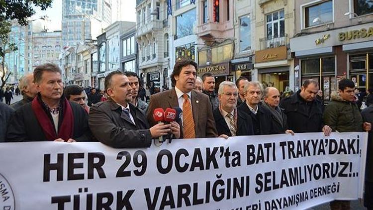 Batı Trakya’da 29 Ocak direnişi anıldı