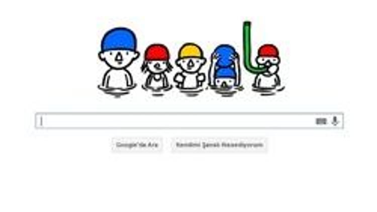 Googledan Yaz Gündönümü için hareketli doodle