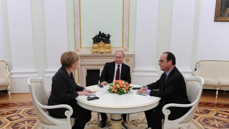Putin, Merkel ve Hollande görüşmesi 5 saat sürdü