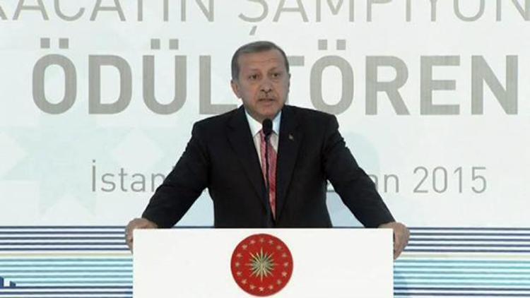 Erdoğan ihracat şampiyonları ödül töreninde partilere seslendi