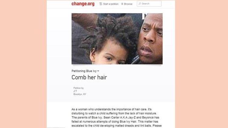 Beyonce ve Jay Znin kızı Blue Ivy için kampanya