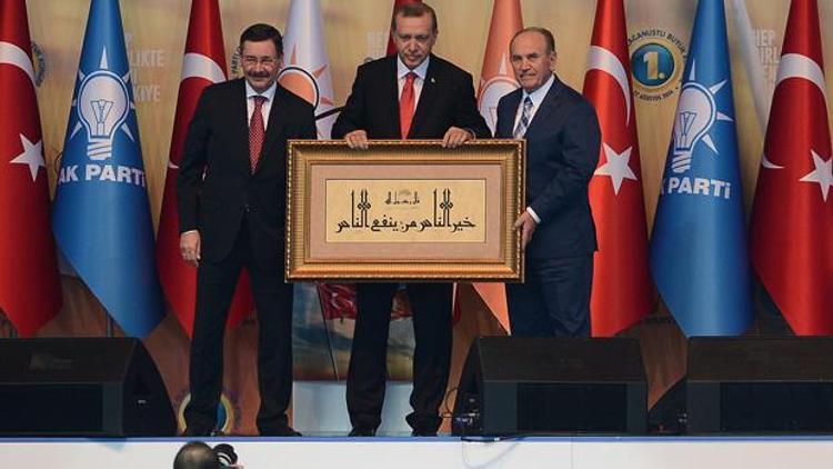 Recep Tayyip Erdoğana hadisli tablo