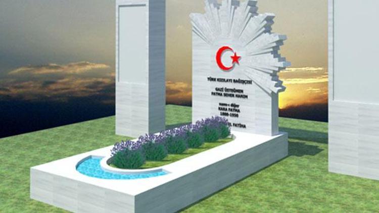 Milli Mücadele Kahramanı Kara Fatma’ya anıt mezar