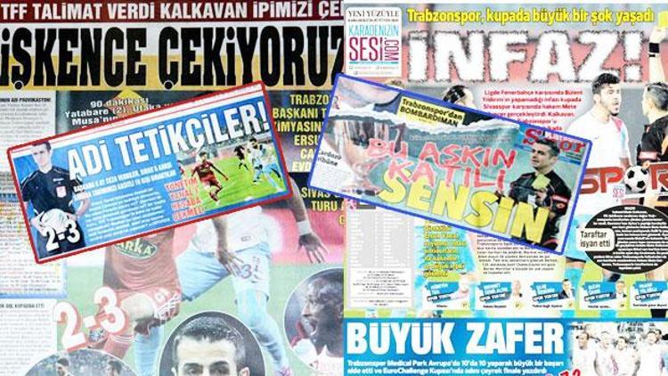 Trabzon basını açtı ağzını yumdu gözünü