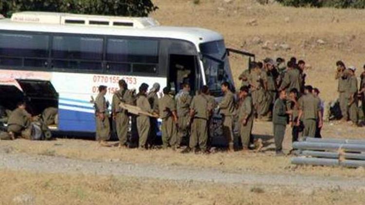 PKKlılar otobüslerle IŞİDin elindeki Sincara gidiyor