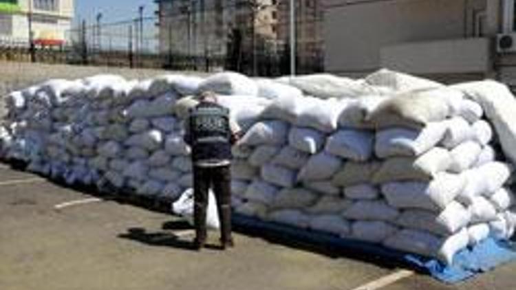 Diyarbakırda 10 ton uyuşturucu ele geçti