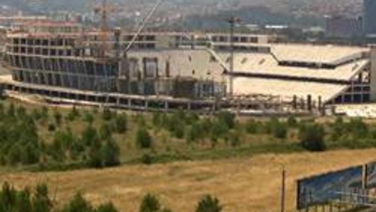 Timsah Arena Stadı inşaatında sona yaklaşılıyor