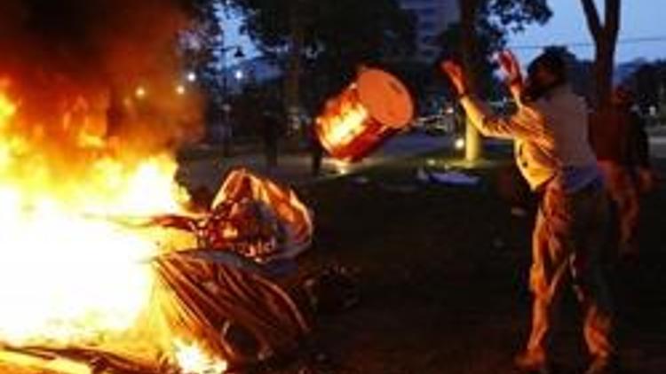 Gezi Parkına şafak baskını