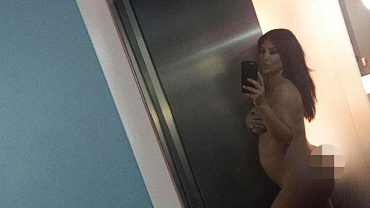 Kim Kardashian bu selfie ile tarih yazdı