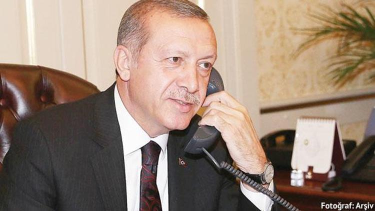Erdoğandan tebrik telefonu