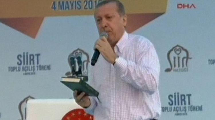 Erdoğandan Siirtte Kılıçdaroğluna ağır sözler