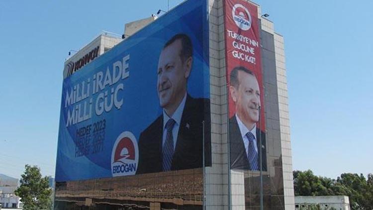 İzmirde Erdoğan hazırlığı