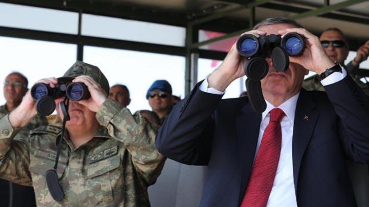 Efes 2014 tatbikatını Başbakan Erdoğan da izledi
