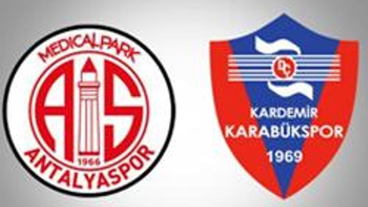 K.Karabükspor MP Antalyaspor karşısında üstün